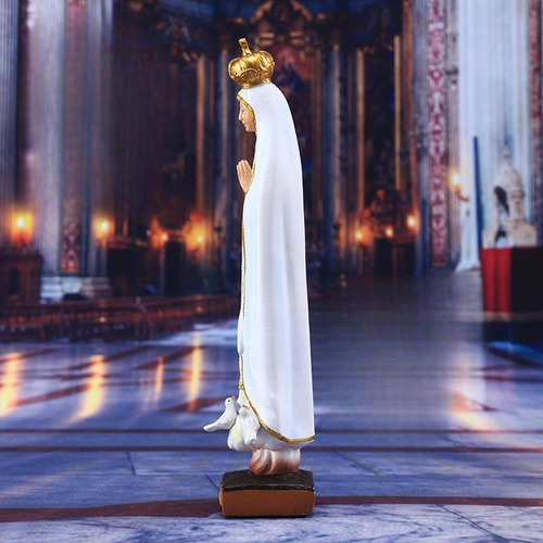 Estatua Católica Resina Figurina Recolección Virgen Virgen