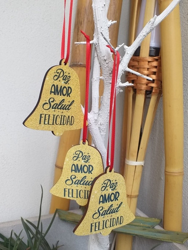 Adorno Árbol De Navidad Colgante Navideño Personalizado Mdf