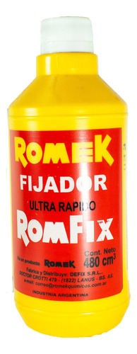 Fijador Romek P/blanco Y Negro 480ml - Leer -