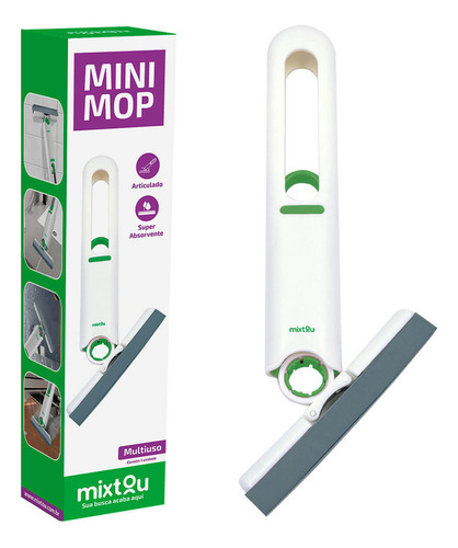 Rodinho Portátil Mini Mop Esfregão De Limpeza Multiúso