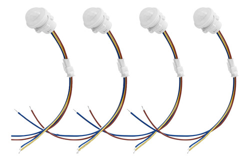 4pz Interruptor Pir Sensor De Movimiento Infrarrojo 220v, 5a