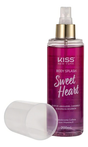 Kit Body Splash Kiss New York Sweet Heart Bs02b 200ml C/3