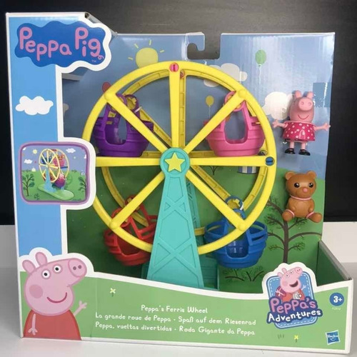 Peppa Pig Carrusel Incluye A Pepa Y Accesorios Original