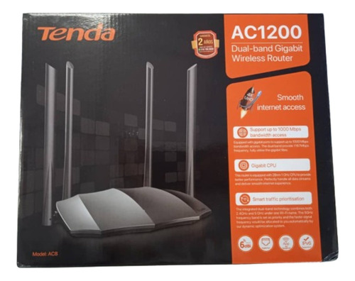 Router Tenda Ac1200 Dual - Band Gigabit Wireless Router