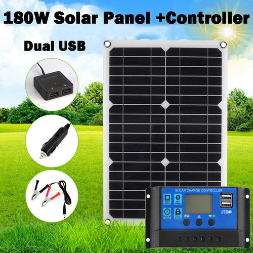 Cargador De Batería 100 Watt 12 Volt Sistema Fuera De 7 7