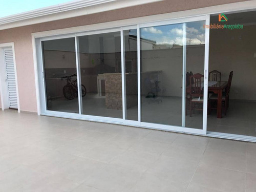 Imagem 14 de 23 de Lindo Sobrado Em Condomínio Horizontes De Sorocaba - So0025