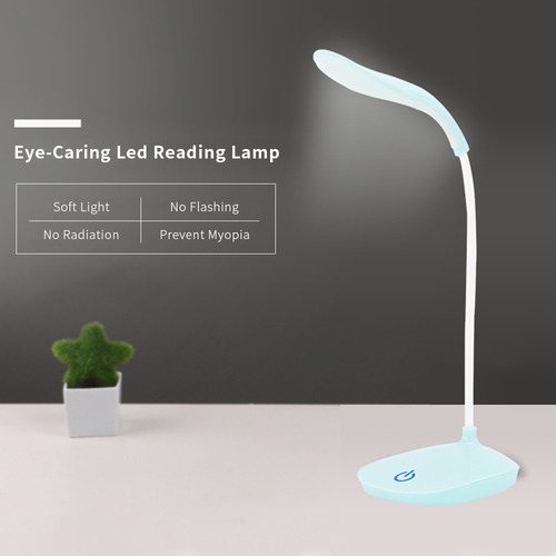 Lâmpada De Mesa Led Recarregável Com Carregamento E Plug-in