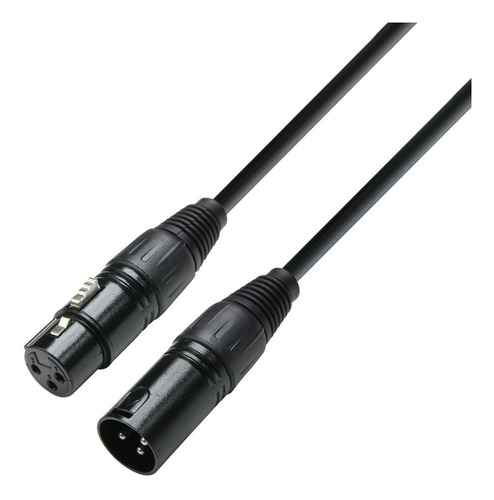 Adam Hall K3dmf0300 Cable Dmx De Xlr Macho A Xlr Hembra 3m