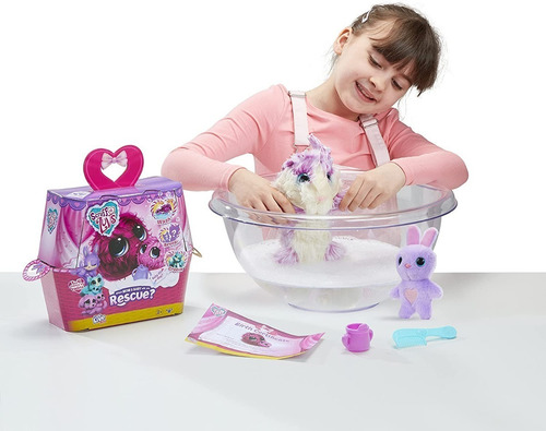Imagen 4 de 8 de Conejo De Peluche Wash Reveal Groom De Little Live Scruff