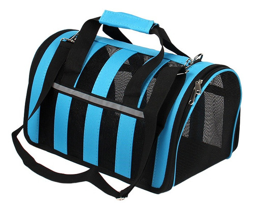 Bolso Transporte Mascotas Talla L 48x27x27cm Grande Malla 