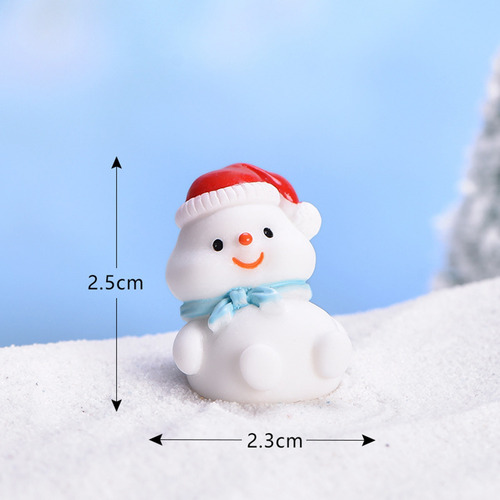 Caja De Regalo Con Diseño De Muñeco De Nieve De Papá Noel De
