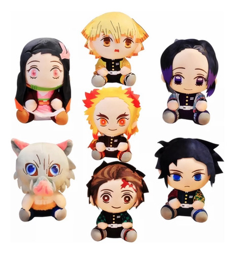 Peluche Kimetsu No Yaiba Demon Slayer Tanjiro Rengoku Y Mas 