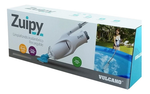 Imagen 6 de 8 de Barrefondo Limpiafondo Inalámbrico Pileta Zuipy De Vulcano