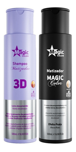 Magic Color Kit Shampoo Matizador - Matizador Magic Color