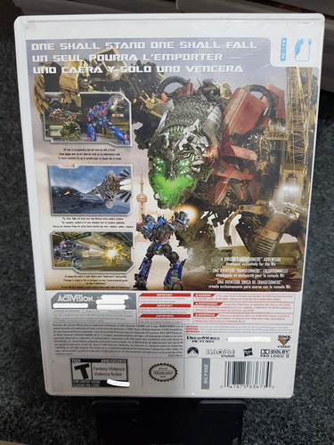 Transformers Revenge Of The Fallen Nintendo Wii (Usado)