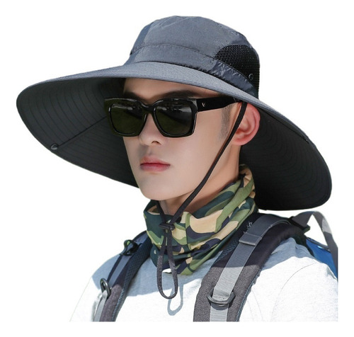 Sombrero Parasol Transpirable Pesca Protección Solar Hombres