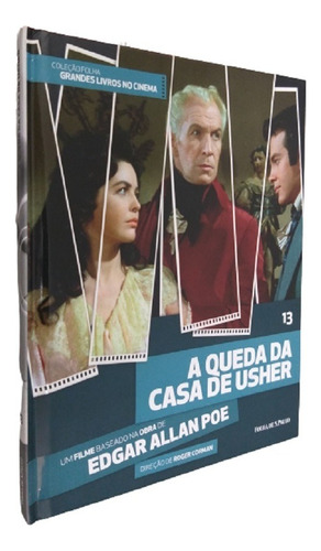 Livro/dvd Nº 13 Filme A Queda Da Casa De Usher Coleção Folha, De Edgar Allan Poe. Editora Publifolha Em Português