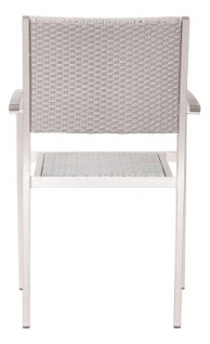 Silla Para Jardin Metropolitan Con Këssa Cdmx Color Plateado