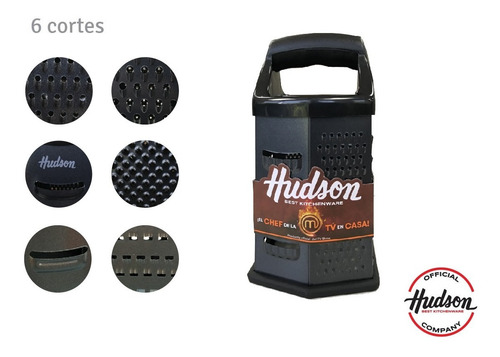 Imagen 3 de 7 de Rallador De Acero Inoxidable Hudson Hexagonal 6 Caras Mc
