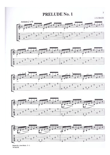 Bach-gounod: Ave Maria & Prelude No.1 For Guitar.