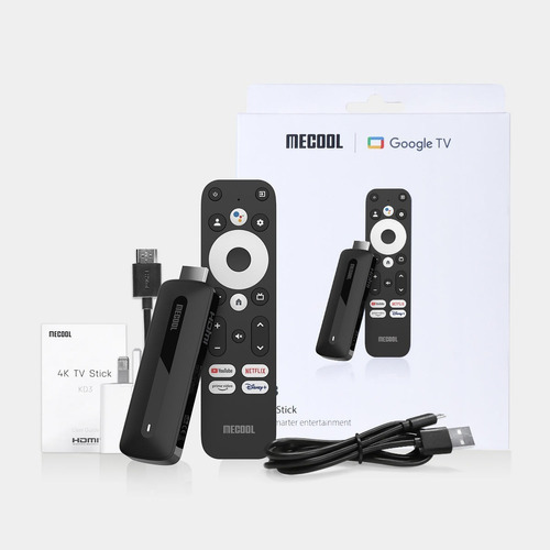 Tv Stick Mecool Kd3 Google Tv 4k Android 11 Ram 2gb Rom 8gb Negro