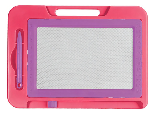 Pizarra mágica grande para niños con bolígrafo magnético en color naranja