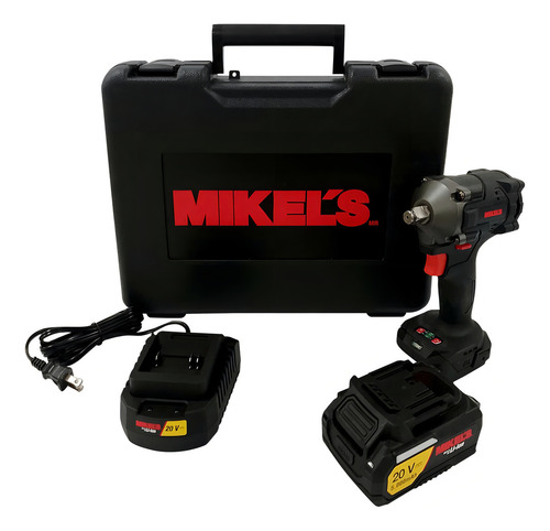 Pistola De Impacto Mikels Cordless Industrial 2 Vel Bl 400nm Color Negro Frecuencia 0