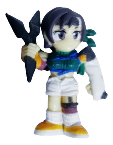 Figura Llavero Final Fantasy X Yuffie Kisaragi Shuriken 4cm