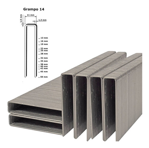 Grampo 14/45 P/ Puff Bau Decorativo Organizador Porta Objeto