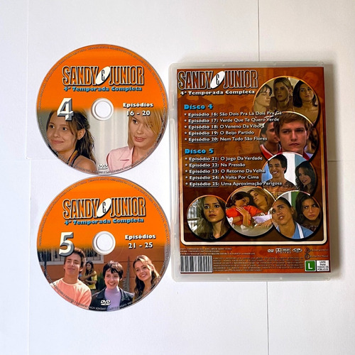 Dvd Sandy E Junior Seriado Quarta Temporada Completa