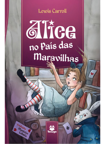 Alice No País Das Maravilhas, De Lewis, Carroll. Editorial Texugo, Capa Mole, Edição 2 Em Português, 2024