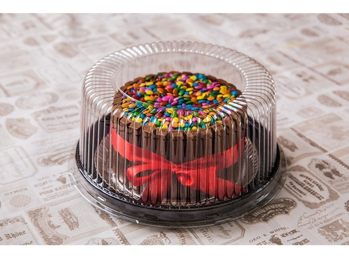 Embalagem Pet Para Bolos E Tortas - G32 M Com 100un