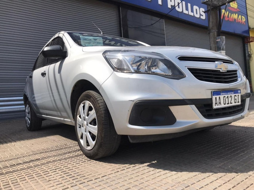 Chevrolet Agile 1.4ls Nafta Gnc Gris Plata