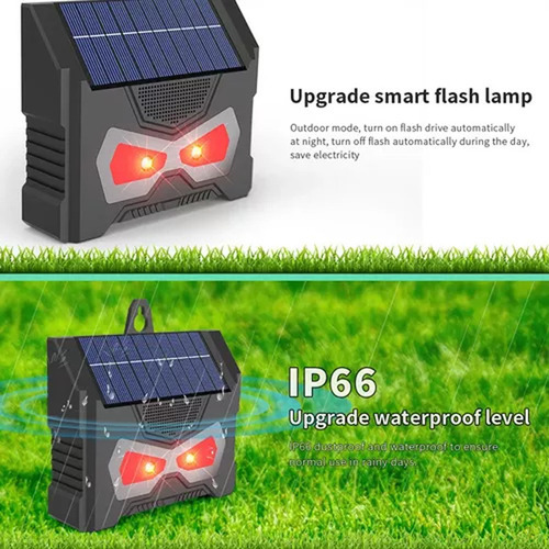 Espantar Urubu Solar De Jardim E Ar Livre Gato Eletronico