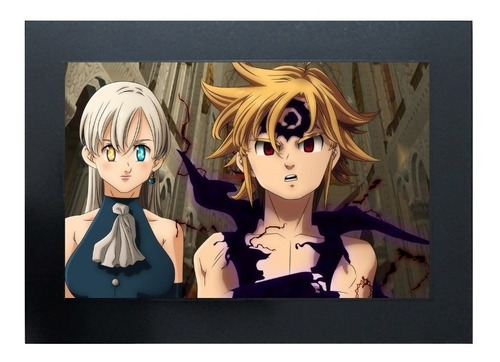 Cuadro De Meliodas And Elizabeth Los 7 Pecados #2