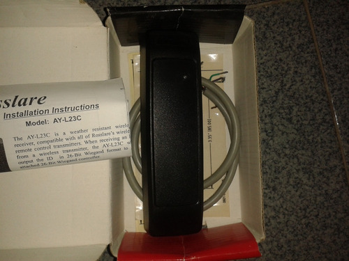 Lector De Proximidad Rosslare Ay-l23 Y Control Sa-27