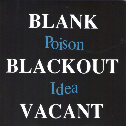 Vinilo: Blank Blackout Vacant
