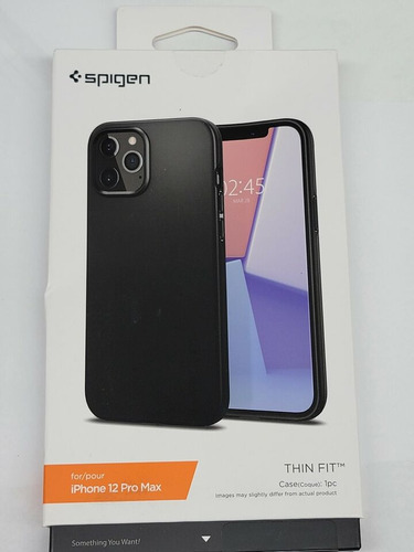 Spigen Funda iPhone 12 Pro Max Negro