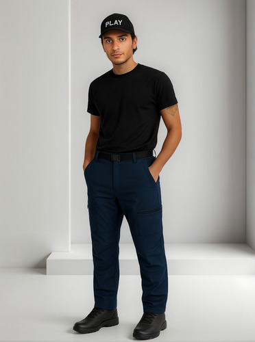 Pantalon Termico Impermeable Cargo Hombre Premium Original
