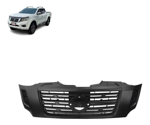 Careta Negra Cromada Nissan Frontier Np300 2016-