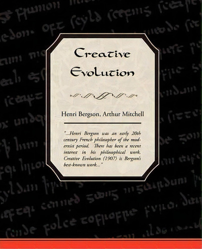 Creative Evolution, De Henri Bergson. Editorial Book Jungle, Tapa Blanda En Inglés