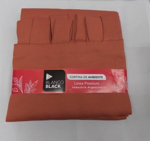 Imagen 1 de 6 de Cortina Blackout Textil 100% Blanco Black