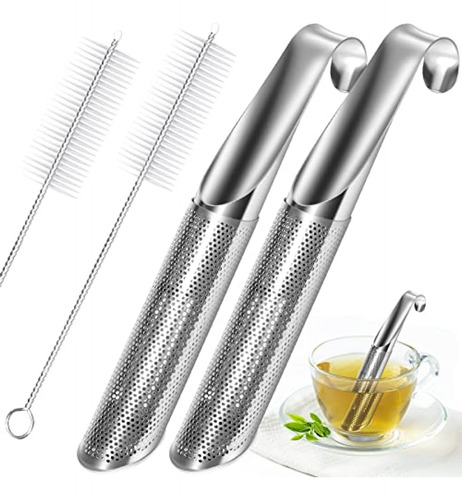 Paquete De 2 Infusores De Té Y 2 Cepillos, Infusor De Té De