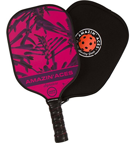 Amazin' Aces Signature Pickleball Single Paddle Blue Tj6z9