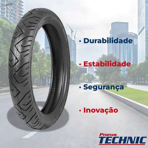 Pneu Dianteiro Apache 200 110-70-17 Sport Sem Câmara Technic