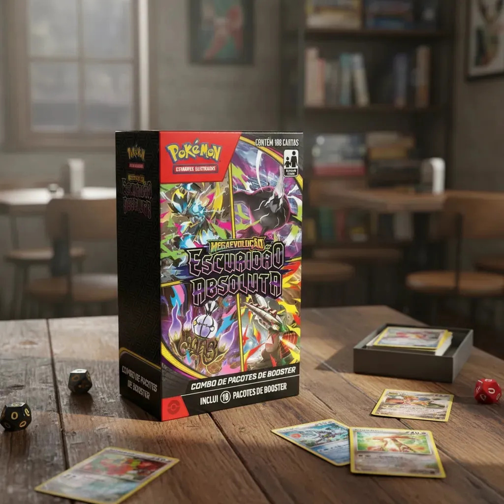 Combo de Booster Pokémon ME05 Escuridão Absoluta