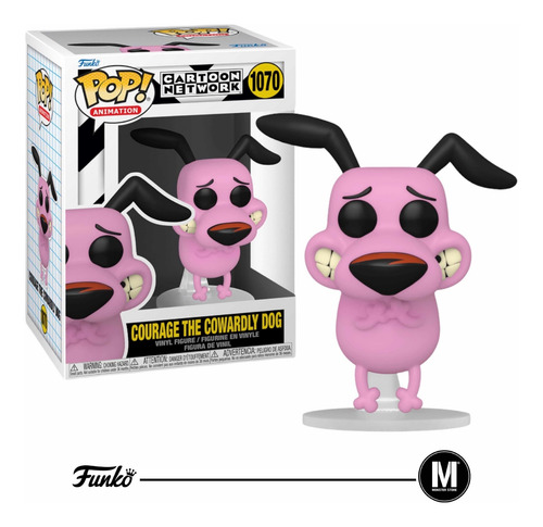Funko Pop Courage The Cowardly Dog 1070 Coraje Perro Cobarde (Usado)