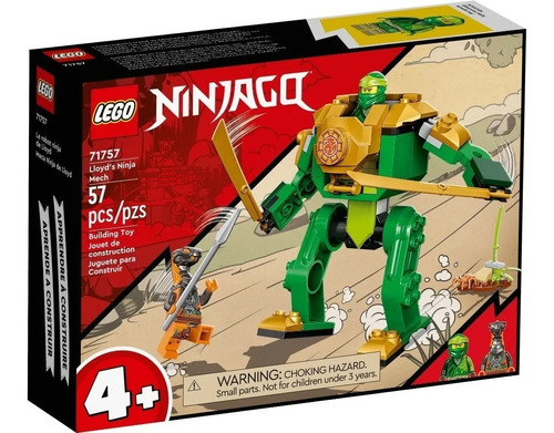 Lego® Ninjago - Meca Ninja De Lloyd (71757) Cantidad de piezas 57