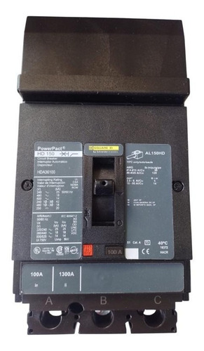 Interruptor Termomagnetico Hda36100