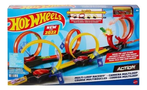Pista Hot Wheels Loop Con Auto